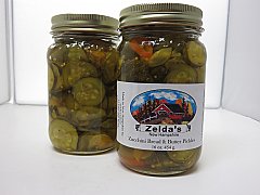 zelda's zucchini bread and butter pickles