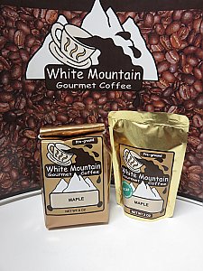 white mountain gourmet maple coffee