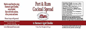 Rum Spread Label