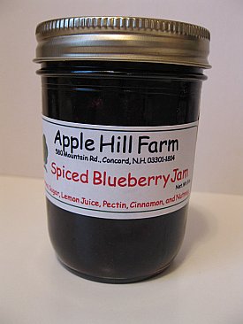 apple hill farm spiced blueberry jam