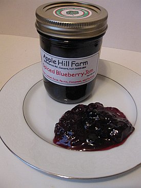 apple hill farm spiced blueberry jam